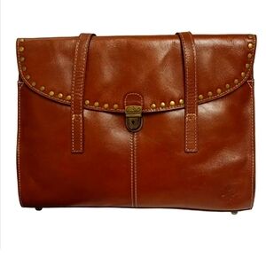 PATRICIA NASH "VERBANIA" BROWN LEATHER